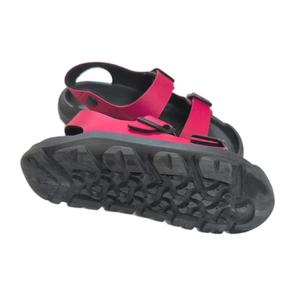 Birkenstock Kids Mogami Sandals Active Red Birko Flor Sandals Size 31 US 13-13.5